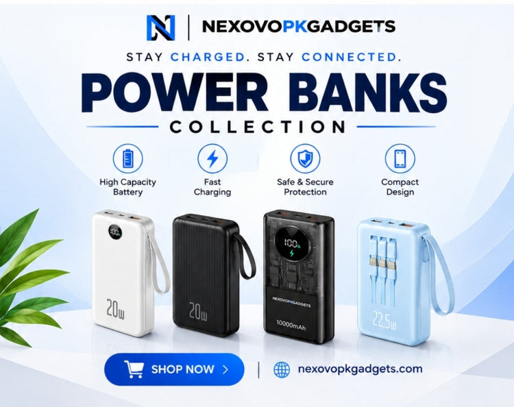 Nexovo PK Gadgets Power Banks mobile banner