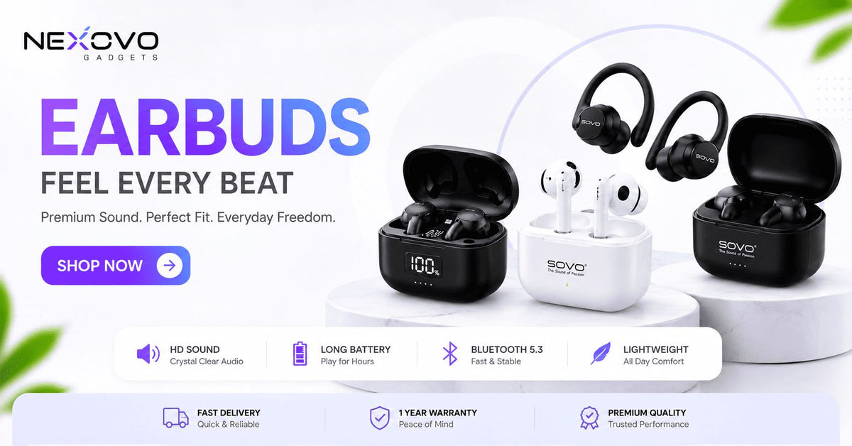 Nexovo PK Gadgets Earbuds Collection